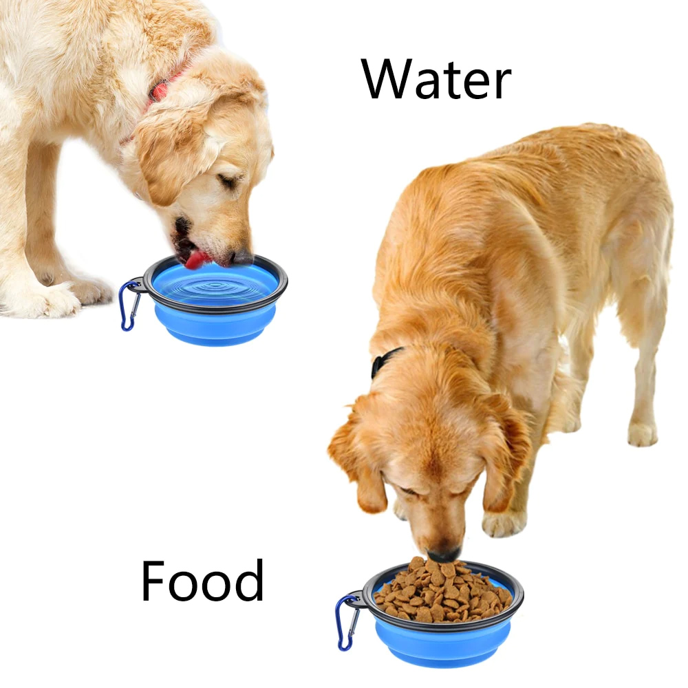 Collapsible Food Bowl- Travel Feeding Dish - Ultimate Pet Items